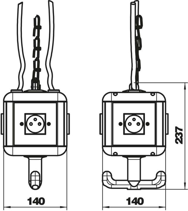 Actual product image OBO Bettermann OBO Vertr supply unit IP20 140x140x252 (4x)