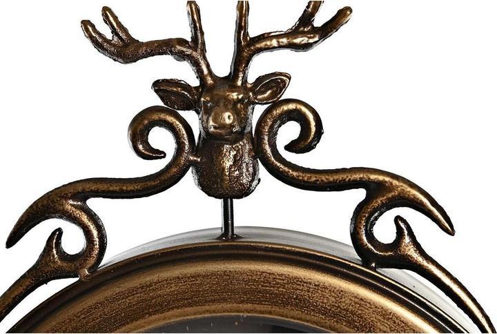 Immagine prodotto DKD Home Decor Wall Clock Black Golden Crystal Iron Pendulum 27 x 7,5 x 57,5 cm (2 Units) (30 cm)