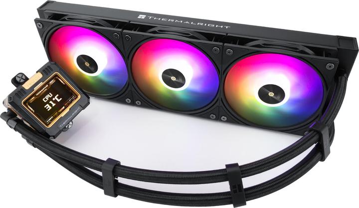 Immagine prodotto Thermalright Frozen Warframe 360 Black ARGB - AIO, 360 mm, LCD