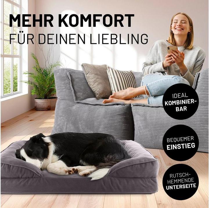 Produktbild Lumaland Hundebett Indoor Cord M (Hund)