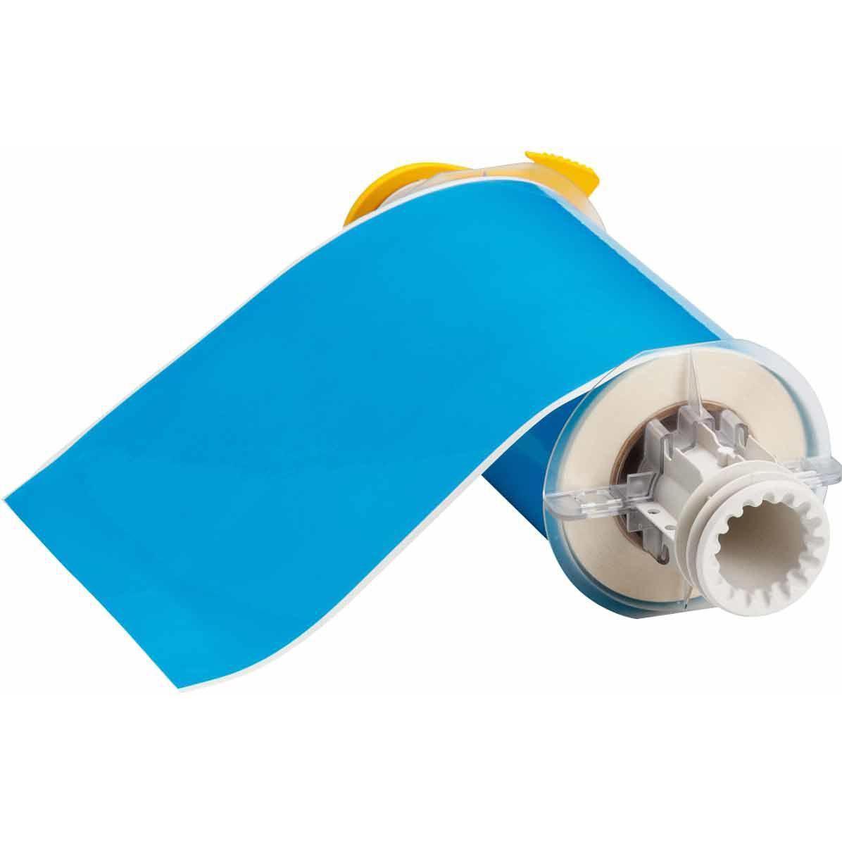 Brady, Etiketten, B85-150x15-569-LB, Hochleistungs-Polyester, Hellblau, glänzend, 150.00 mm x 15.00 m, permane