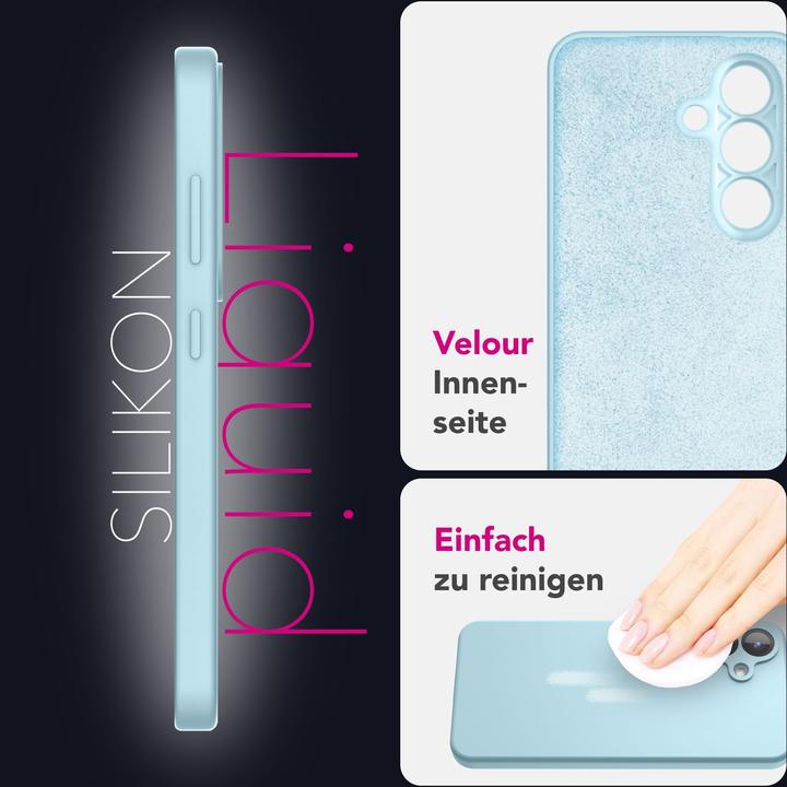 Actual product image Nalia Phoenix - Abwischbare Flüssigsilikon Hülle - Easy Clean Liquid Silicone Cover (Samsung Galaxy S25)