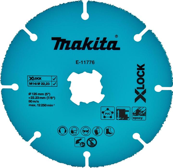 Produktbild Makita E-11776 Trennscheibe 125mm Uni.X-Lock