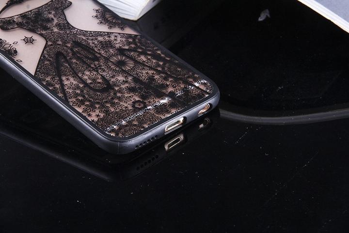 Produktbild König Design Apple iPhone SE 2022 Handyhülle Mandala Case Cover Schutzhülle Bumper Schwarz