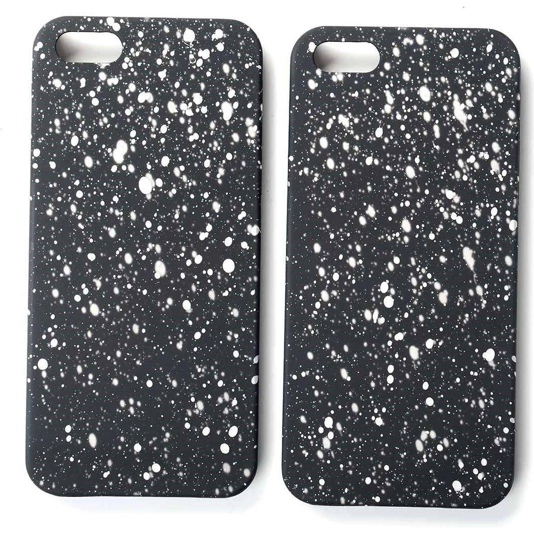 Thumbnail - König Design Handy Hülle Schutz Case Bumper Schale für Apple iPhone 5 5s SE 3D Sterne Weiss (Apple iPhone 5), Smartphone...
