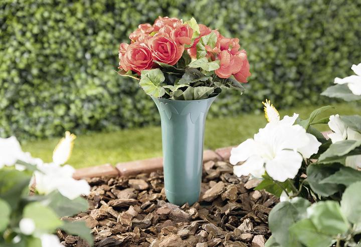 Actual product image Axentia Grabvase PP ca.31cm grün (1 x, 0.80 l)