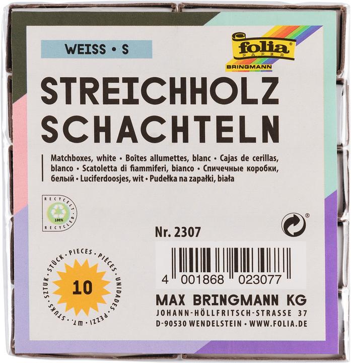 Produktbild Folia Zündholzschachteln