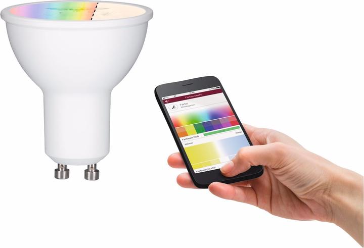 Immagine prodotto Paulmann Riflettore Zigbee (GU10, 5.50 W, 350 lm, 1 x, G)