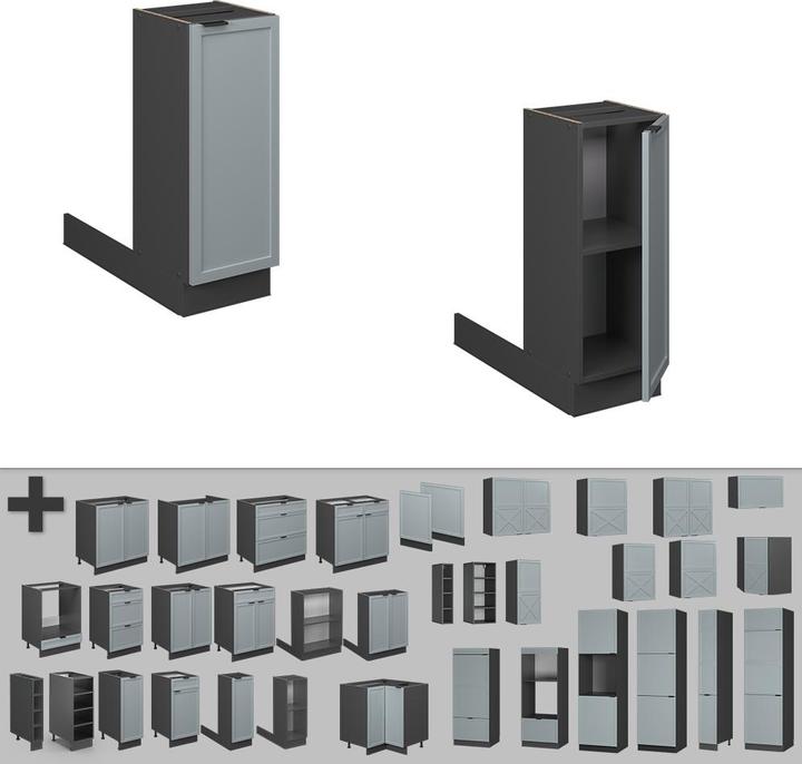 Image du produit Vicco Kücheninsel Fame-Line (30 x 30 x 82 cm)