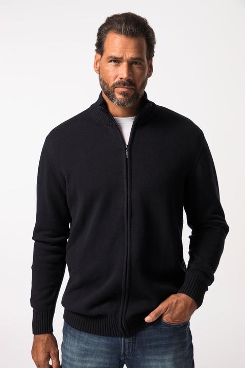 Produktbild JP1880 Strickjacke, Stehkragen, Rippbündchen (L)