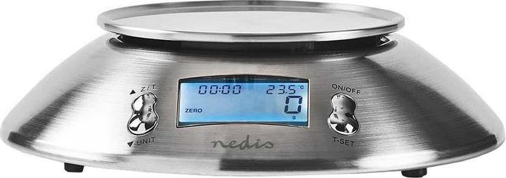 Immagine prodotto Nedis Bilancia da cucina digitale - LCD illuminato - Sensore di temperatura - Timer di allarme - Sc...