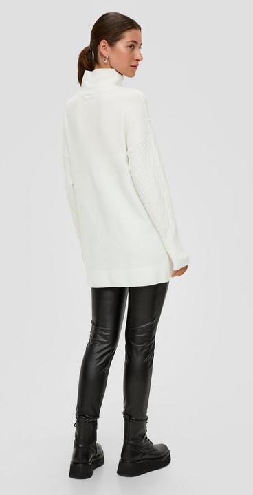 Image du produit s.Oliver Strickpullover Langer Troyer mit Strickmuster (L)