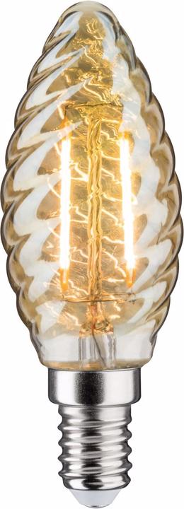 Produktbild Paulmann Kerze gedrehtes Glas Vintage (E14, 4.70 W, 430 lm, 1 x, F)