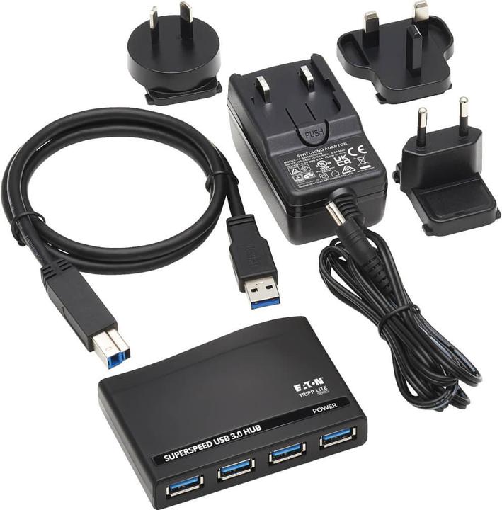 Immagine prodotto Eaton Mini Hub USB-A a 4 porte - Adattatori con spina internazionale USB 3.2 Gen 1 (USB-B, 4 porte)
