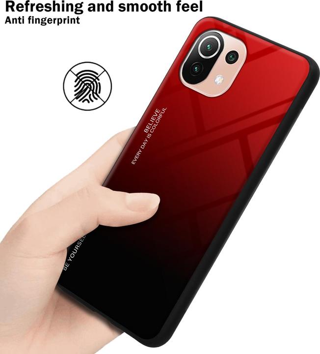 Image du produit Cadorabo TPU 2 couleurs Housse en verre (Xiaomi Mi 11 Lite, Xiaomi Mi 11 Lite 5G)