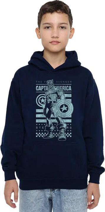 Produktbild Captain America Kapuzenpullover Zum Überziehen (128)