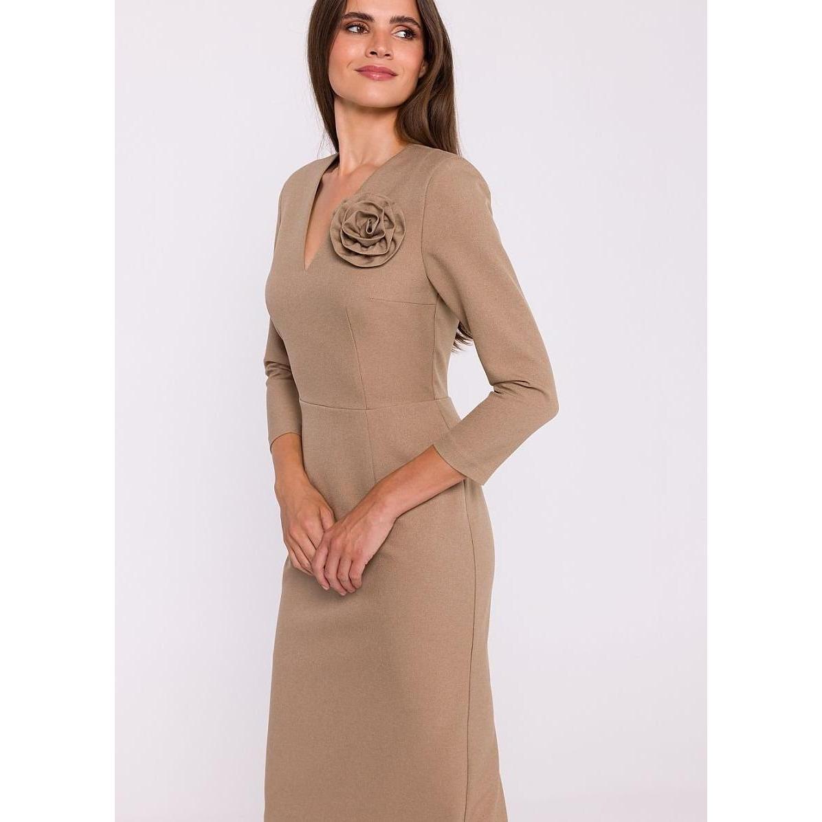 Stylove, Damen, Kleider, Alltagskleid, Beige, (L)