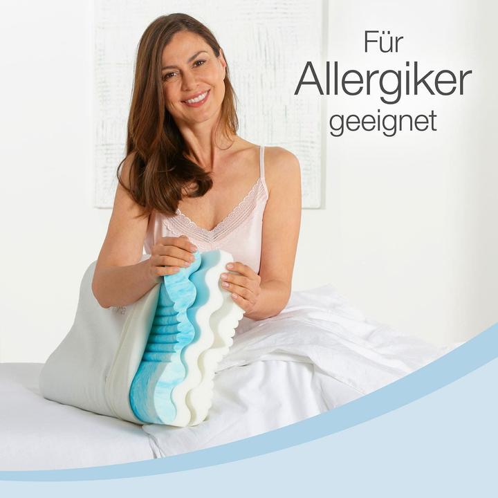 Produktbild Bestschlaf Gelschaum Nackenstützkissen, höhenverstellbar (35 x 60 cm)