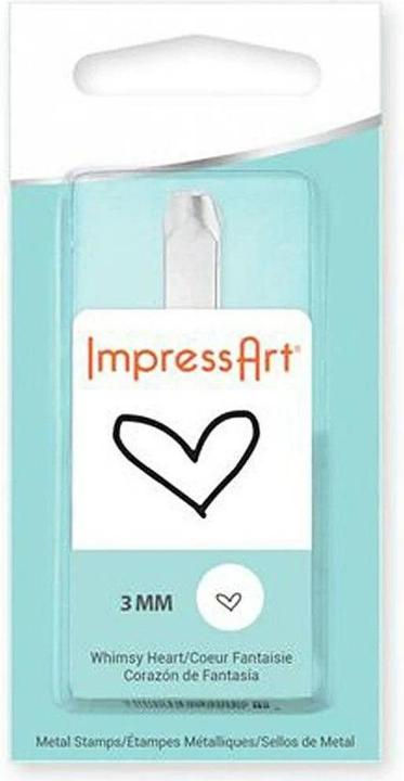 Immagine prodotto ImpressArt Timbro a secco 3 mm cuore