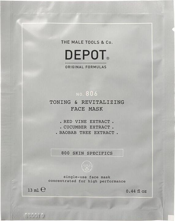 Depot 806 Toning & Revitalizing Face Mask for Men (156 ml)