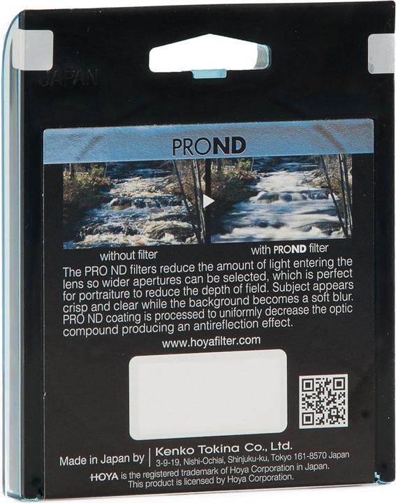 Produktbild Hoya Pro ND4 Filter (82 mm, ND- / Graufilter, 82 mm)