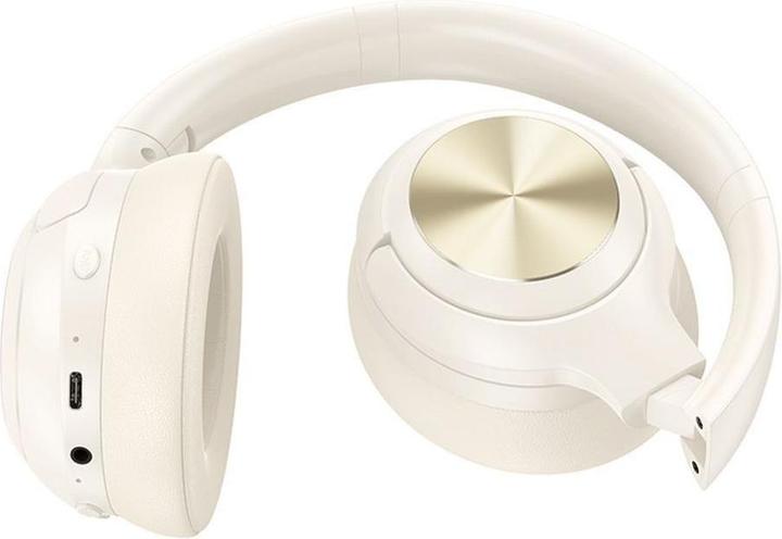 Actual product image Hoco Wireless headphones wireless headphones bluetooth ANC W54 milky white (ANC, 30 h, Wireless)