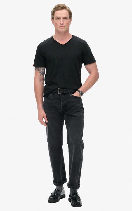 Produktbild Superdry T-Shirt aus Flammgarn mit unversäuberten Kanten und V-Ausschnitt (XL)