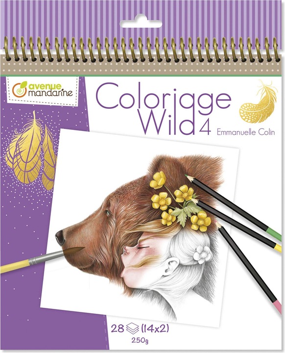 Immagine prodotto Avenue Mandarine Libro da colorare Coloriage Wild