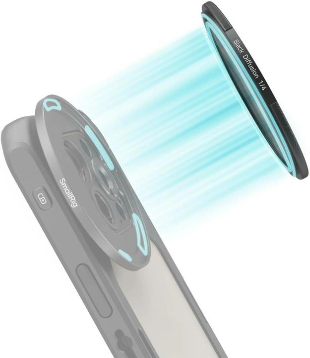 Actual product image SmallRig Attachable 1/4 black nebula filter (67mm)