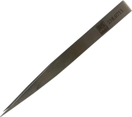 Immagine prodotto RS PRO Pinzette AASA in acciaio austenitico, 130 mm, punta fine antimagnetica