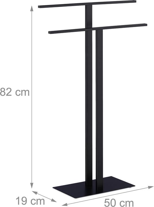 Actual product image Relaxdays Towel rack