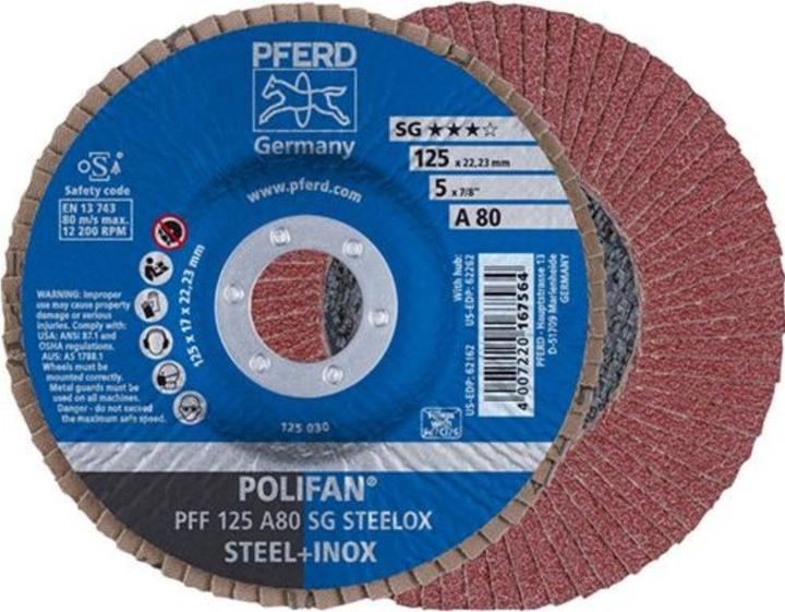 Produktbild Pferd POLIFANFächerscheibe PFF80 SG STEELOX (80)