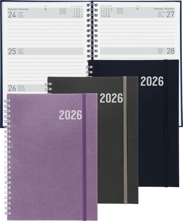 Produktbild Biella Geschäftsagenda Dispo Term Savanna Wire-O (14.5 x 20.5 cm, 1 Woche / 2 Seiten)
