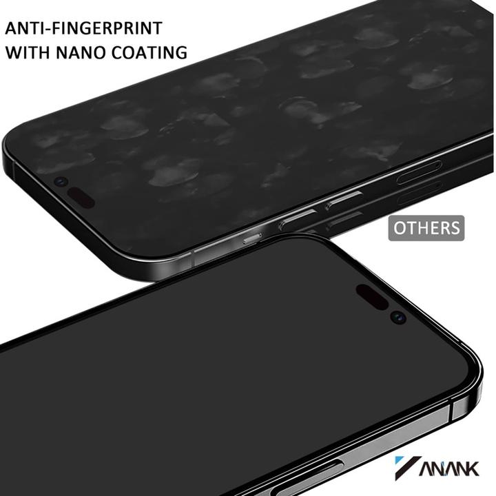 Actual product image Anank 2.5D Corning Gorilla transparent armoured glass for iPhone 16 - 5x reinforced (1 Piece, Apple iPhone 16)