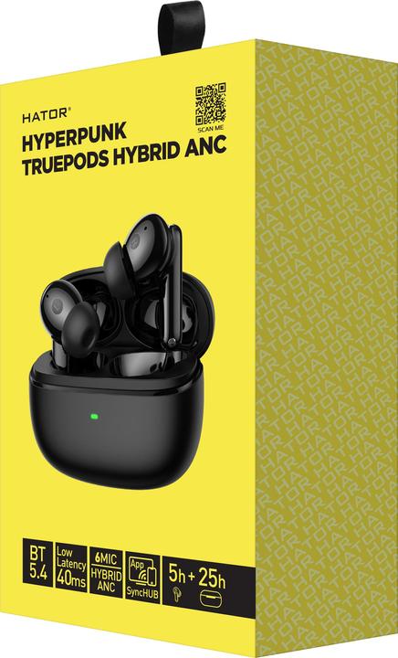 Image du produit Hator Hyperpunk Truepods Hybrid ANC (ANC, 5 h, Sans fil)