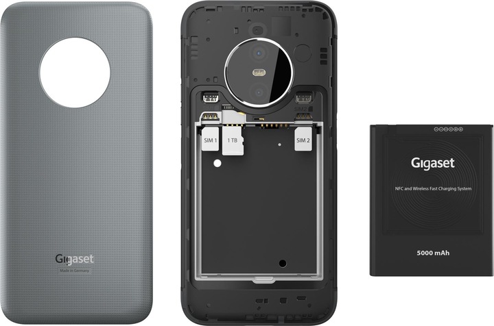 Produktbild Gigaset GX6 PRO (128 GB, Titanium Gray, 6.60", Dual SIM, 50 Mpx, 5G)