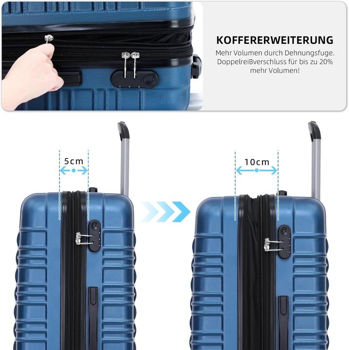 Produktbild Beibye Erweiterbarer Hartschalenkoffer (45 l)