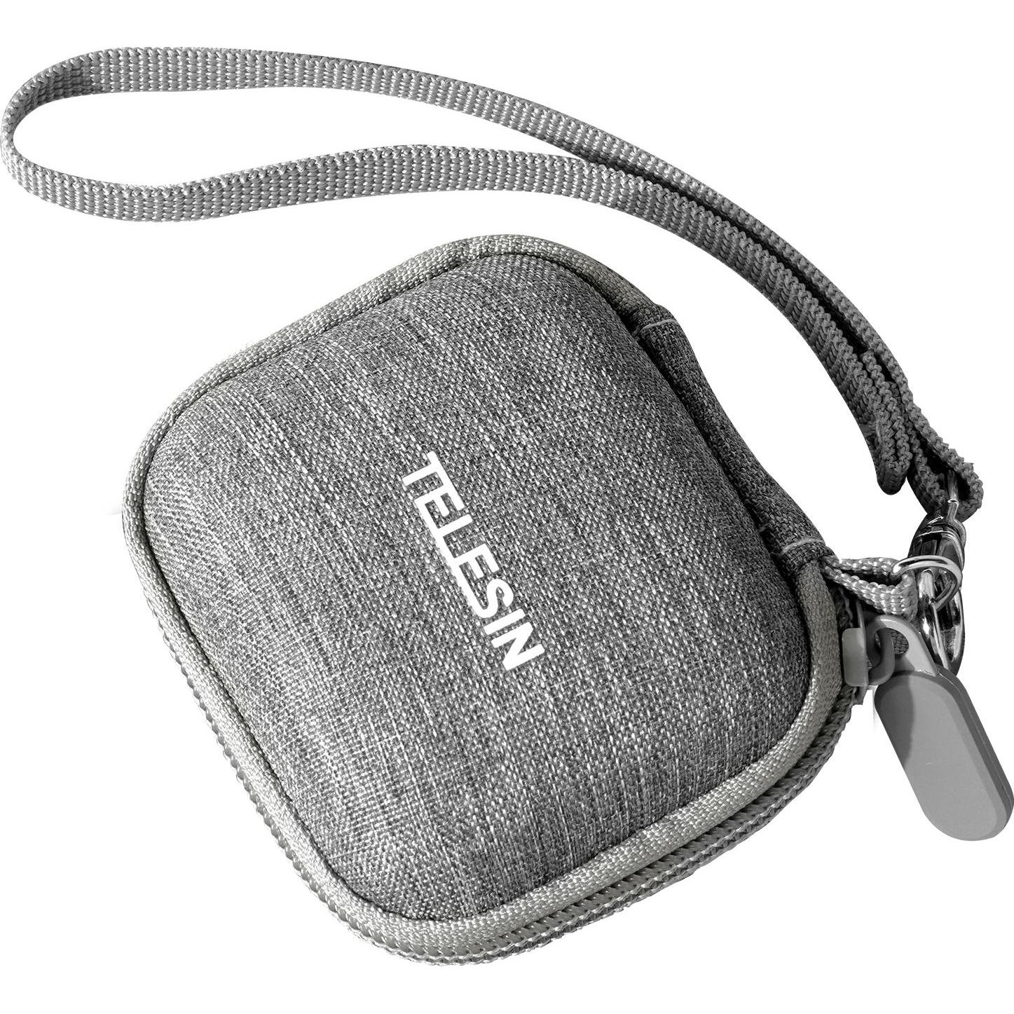 Telesin Mini borsa per Insta360 GO 3, Accessori action cam, Grigio