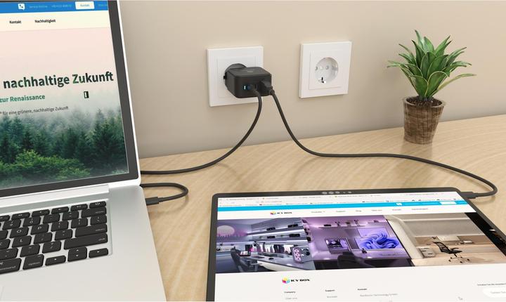 Produktbild Icy Box IB-PS1030-PD (65 W, 3 Ports)