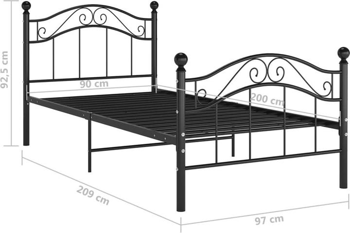 Image du produit vidaXL Bettgestell (90 x 200 cm)