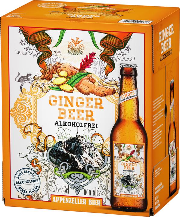 Actual product image Appenzeller Bier Ginger beer (6 x 33 cl)