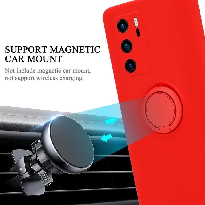 Actual product image Cadorabo TPU Liquid Ring Silicone Case Cover (Huawei P40)