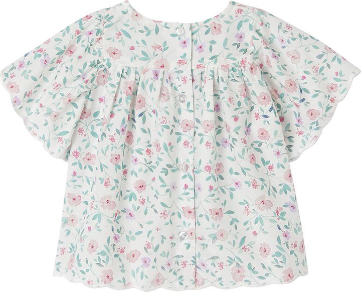 Fiori rosa, bianco sporco