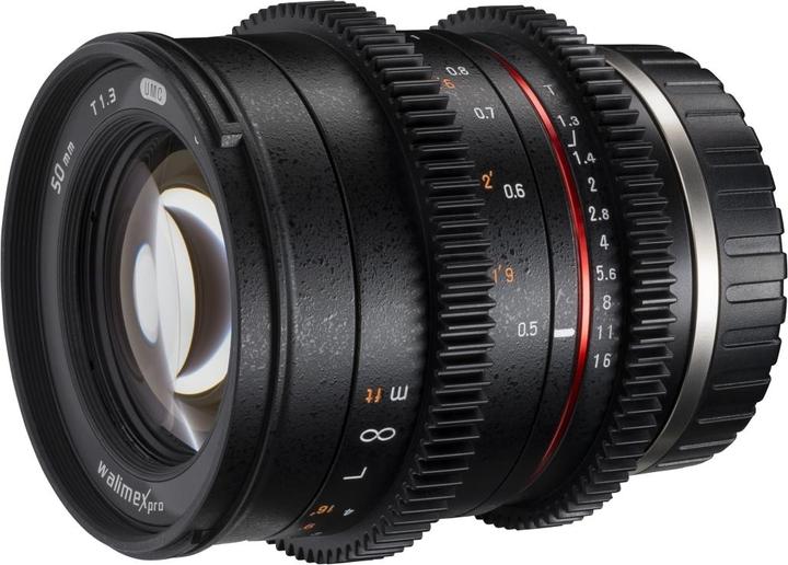 Immagine prodotto Walimex 50/1.3 Video APS-C Sony E (Sony E, APS-C / DX, Micro Four Thirds)