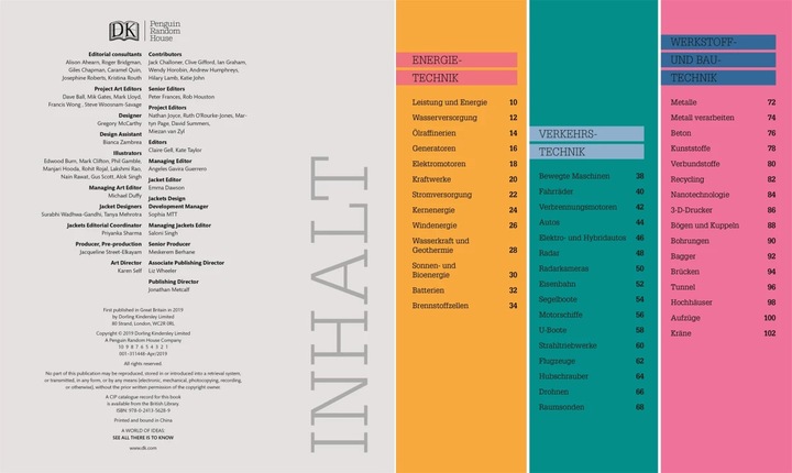 Actual product image #dkinfografik. Technik einfach verstehen (German, Wendy Horobin, Clive Gifford, Ian Graham, Hilary Lamb, Jack Challoner, Katie John, Andrew Humphreys, 2019)