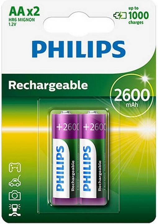 Immagine prodotto Ugreen Batterie ricaricabili Ni-MH AA R6B2A260/10 (2 pz., AA, 2600 mAh)