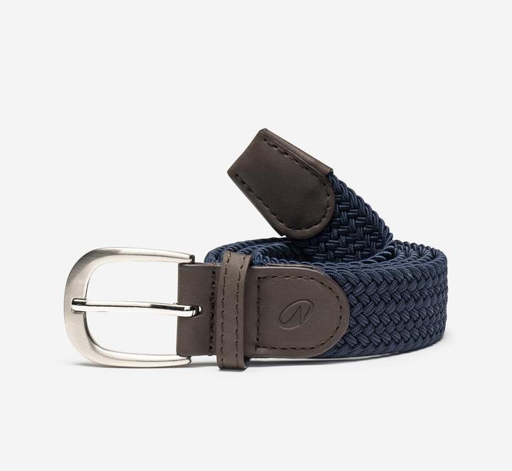 Inesis Elastic & stretchy braided Golf belt, Navy Blue