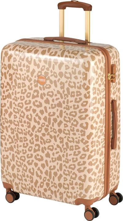 Princess Traveller Leopard - Reiskoffer - CrÃ¨me/Taupe - L - 76cm (107 l)