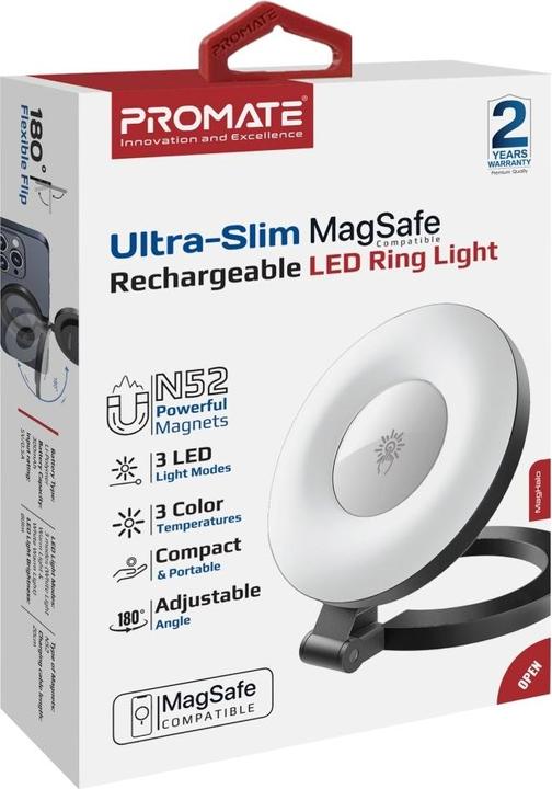 Image du produit ProMate Lumière LED MagHaloSelfie (éclairage annulaire)