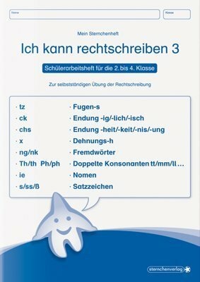 Produktbild Ich kann rechtschreiben 3 Mein Sternchenheft für die 2. bis (Deutsch, Katrin Langhans, 2013)